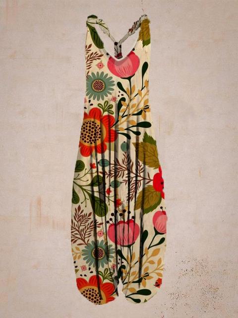 Levoire | Combinaison Avec Imprimé Rétro Fleur