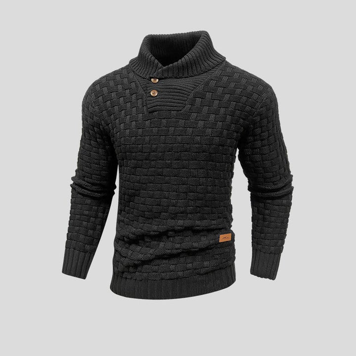 Levoire | Pulls En Laine Élégants Et Chauds Pour Hommes Noir
