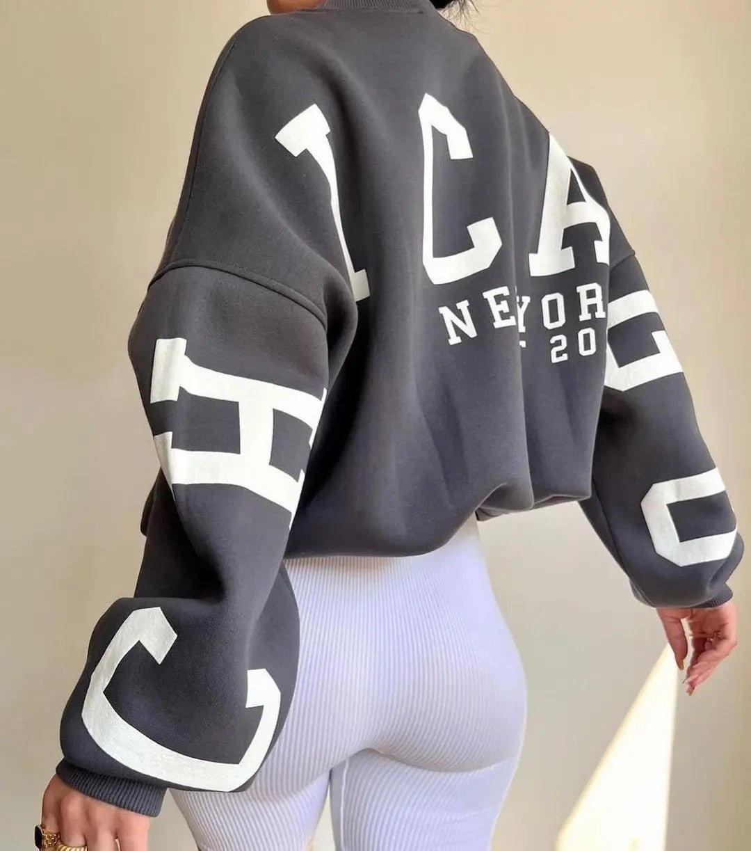 Levoire | Sweatshirt Loose Fit Chaud Pour Femmes