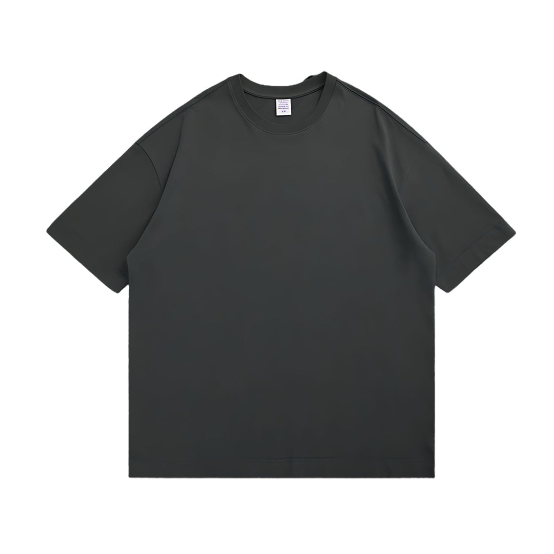 Levoire | T-Shirt Unisexe Modèle Décontracté T-Shirt Avec Col Rond T-Shirts Hip Hop Gris foncé