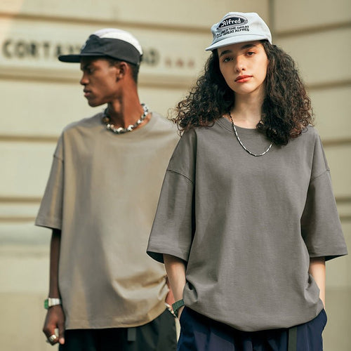 Levoire | T-Shirt Unisexe Modèle Décontracté T-Shirt Avec Col Rond T-Shirts Hip Hop