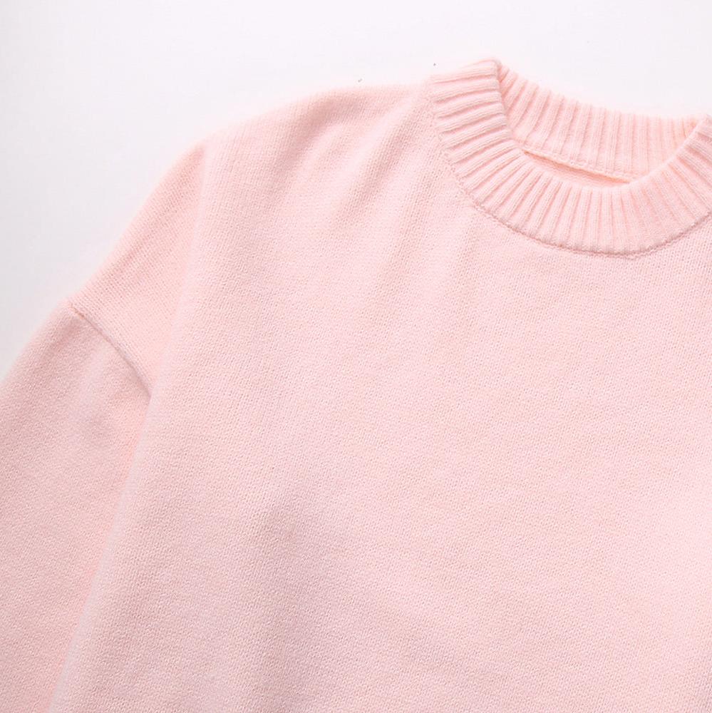 Levoire | Femmes Chaud Rose Tricot Pull
