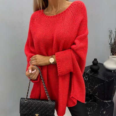 Levoire | Coupe Décontractée Pull En Tricot Confortable Femme Tricot Rot