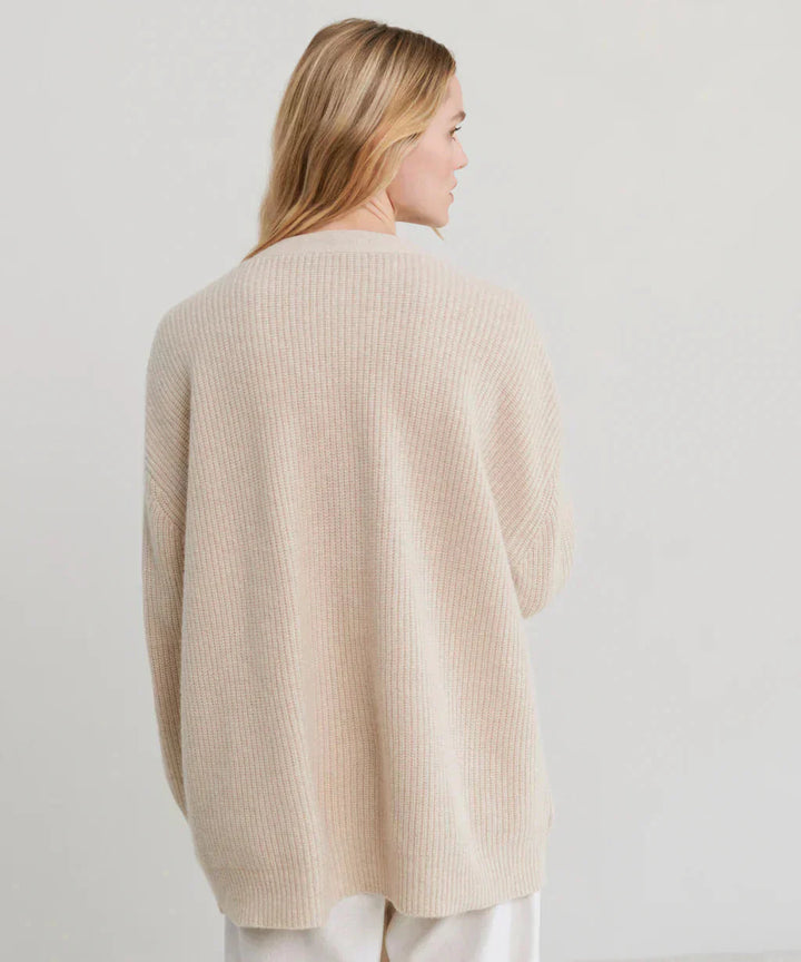 Levoire | Gilet Pour Femmes Avec Fermeture À Boutons Et Décolleté En V En Cachemire Tricoté