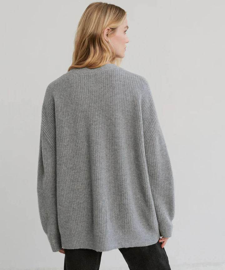 Levoire | Gilet Pour Femmes Avec Fermeture À Boutons Et Décolleté En V En Cachemire Tricoté