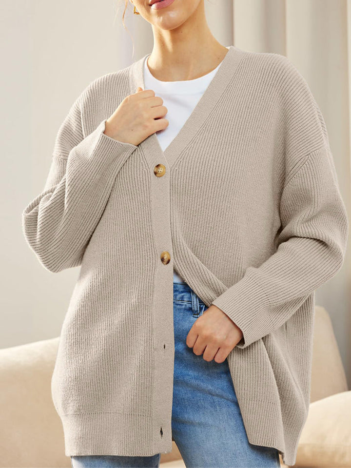 Levoire | Gilet Femme En Tricot Avec Patte De Boutonnage Et Décolleté En V Tüpfelbaum