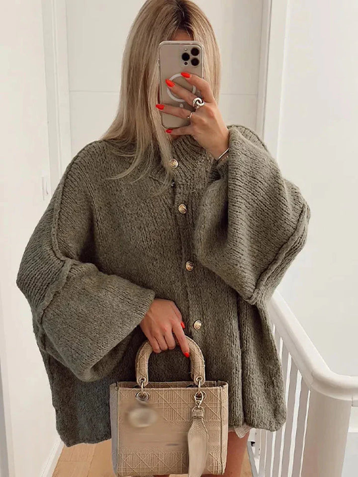 Levoire | Veste À Boutons Chauds Tricot Femme