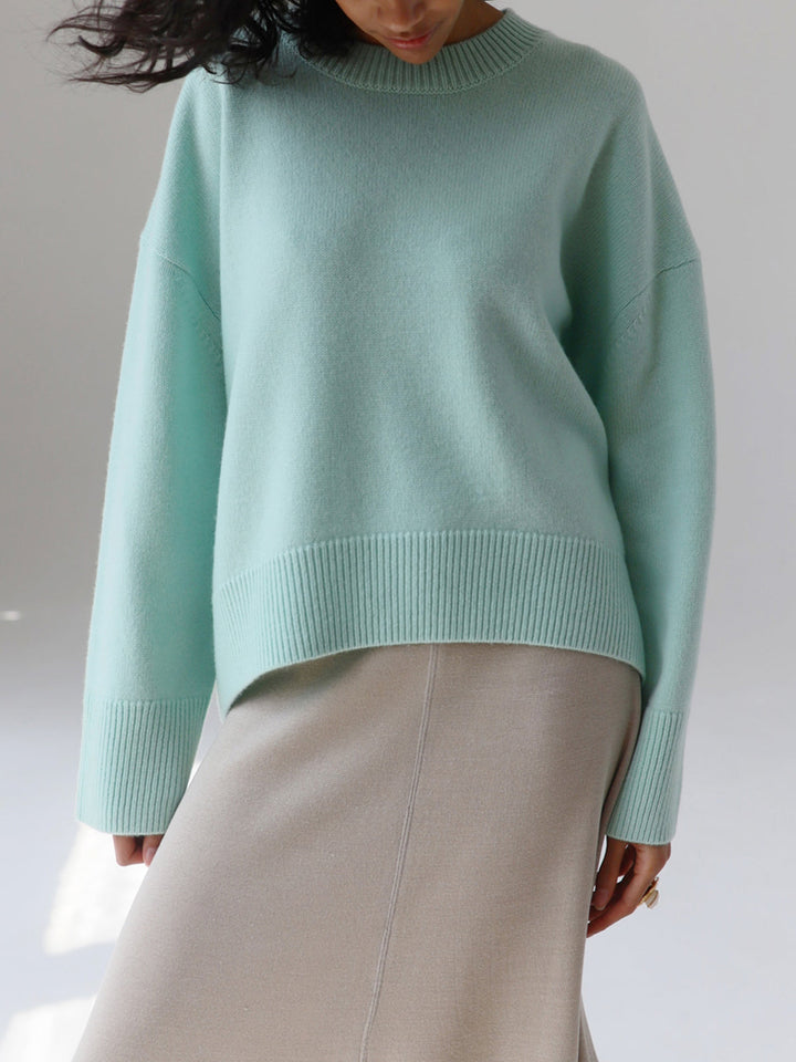 Levoire | Pull En Maille Chaude À Encolure Ronde Pour Femmes