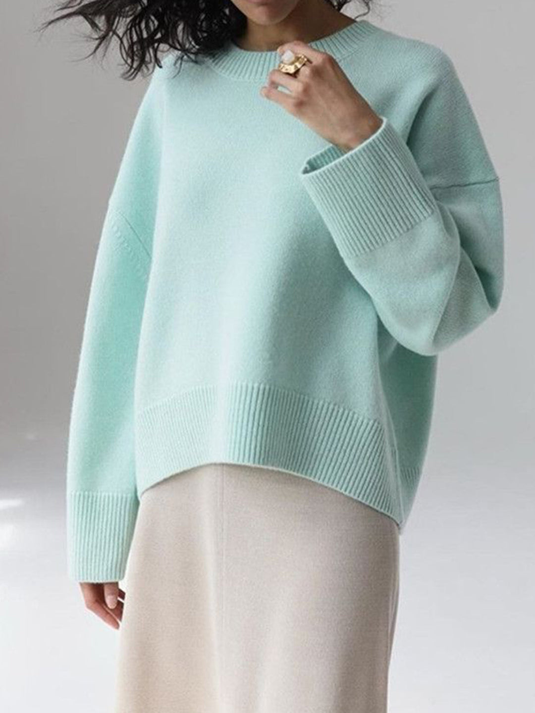 Levoire | Pull En Maille Chaude À Encolure Ronde Pour Femmes