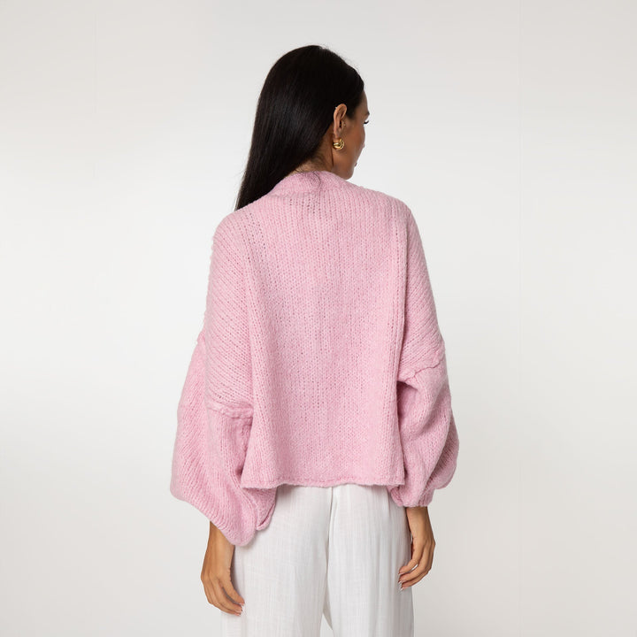 Levoire | Gros Bouton De Fermeture Gilet Tricoté Gilet Pour Femmes