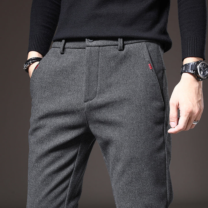 Levoire | Pantalon Slim Fit Élégant Et Polyvalent Gris foncé