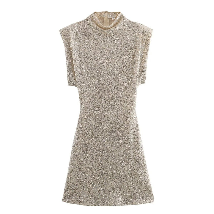 Levoire | Glitzer Robe Glamoureuse Apparence Argent