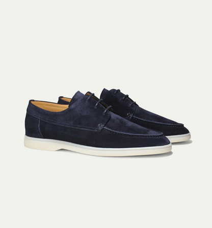 Levoire | Chaussures Derbies En Suède Chaussures Élégantes Chaussures Pour Hommes Bleu marin