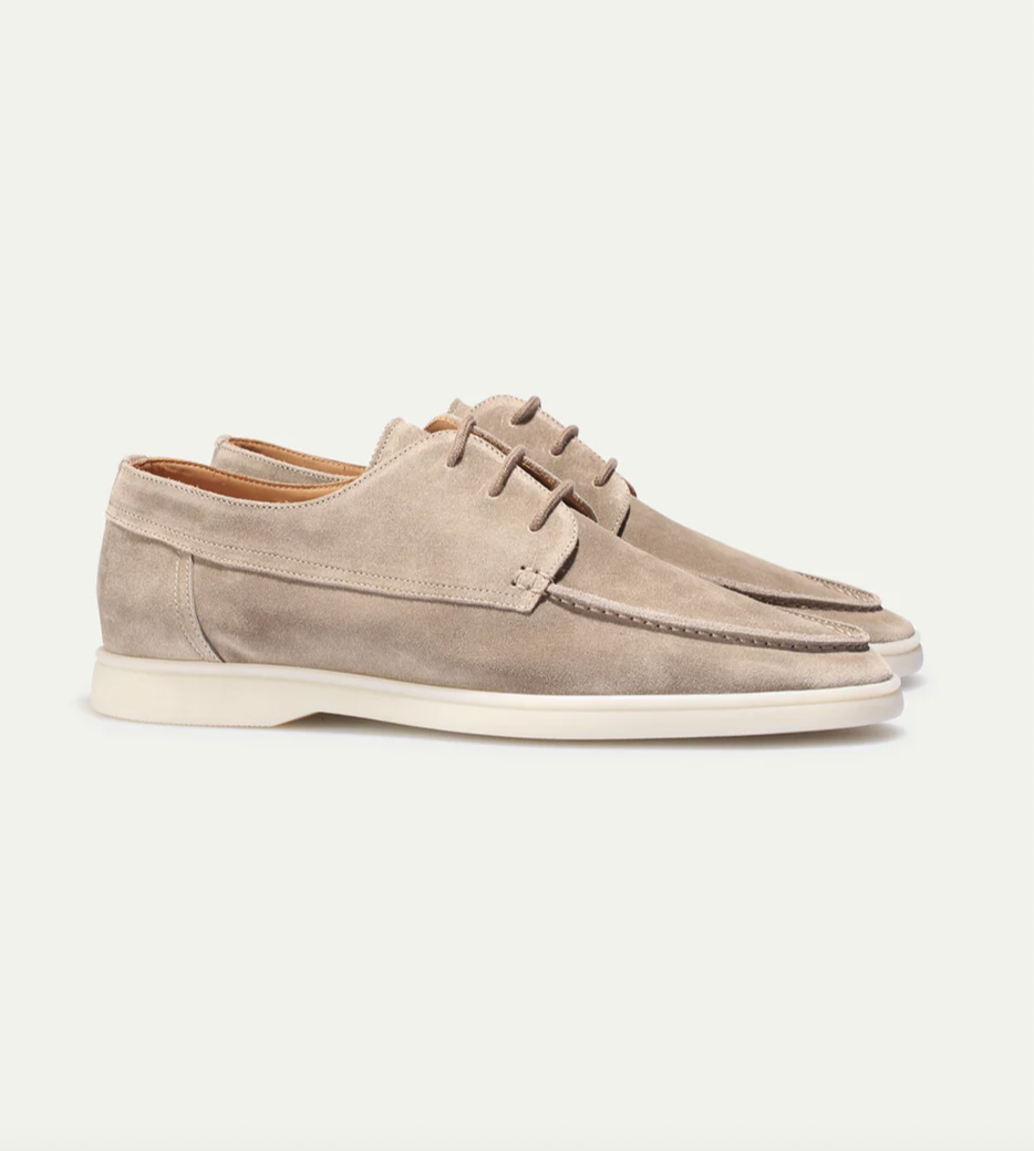 Levoire | Chaussures Derbies En Suède Chaussures Élégantes Chaussures Pour Hommes Beige clair