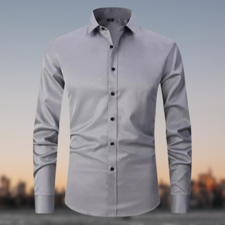 Levoire | T-shirt extensible sans plis Gris