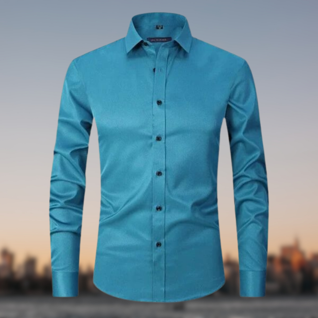 Levoire | T-shirt extensible sans plis Vert clair