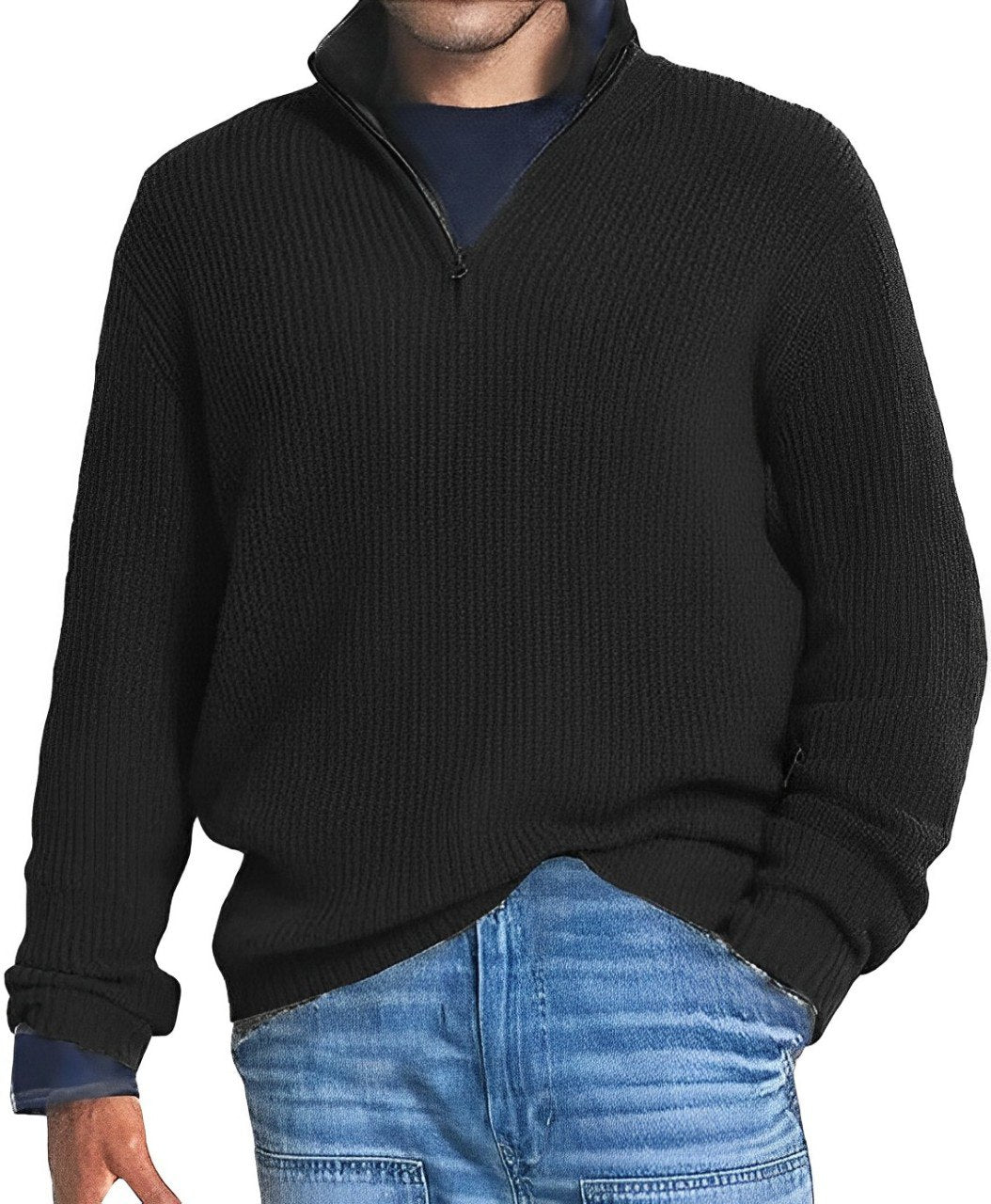 Levoire | Sweat-shirt d'affaires pour l'homme soucieux de son style Noir
