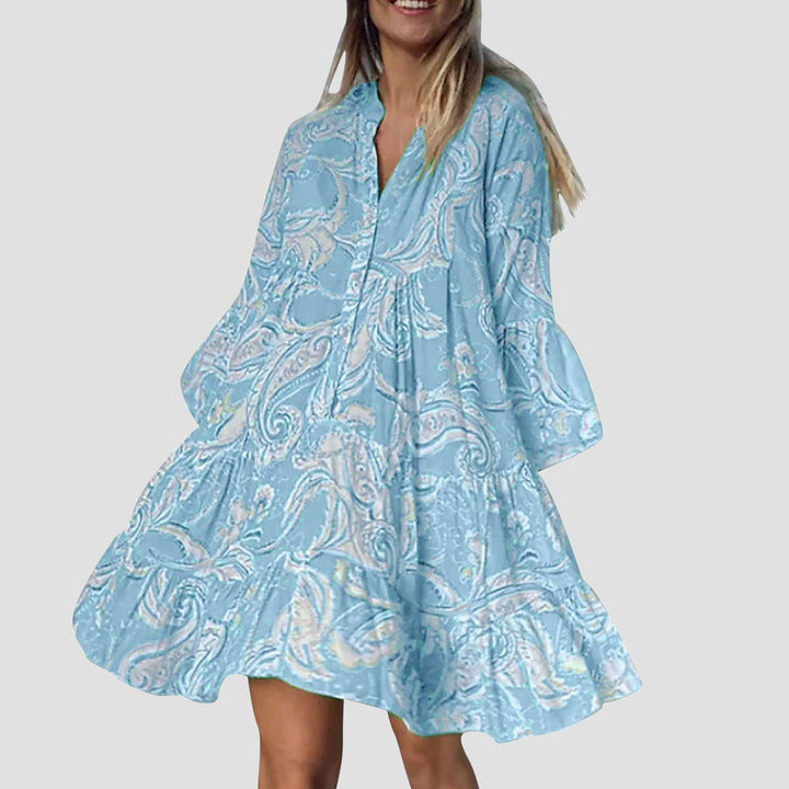 Levoire | Robe Polo Fluide Classique Bleu