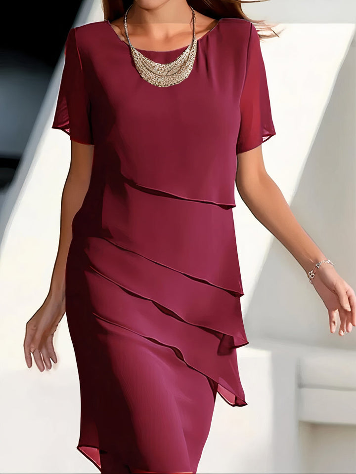 Levoire | Robe de soirée relaxante et intemporelle Rouge