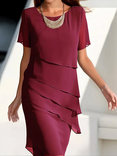 Levoire | Robe plissée en mousseline de soie