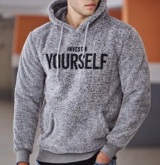 Levoire | Sweat À Capuche Sherpa Confortable Gris