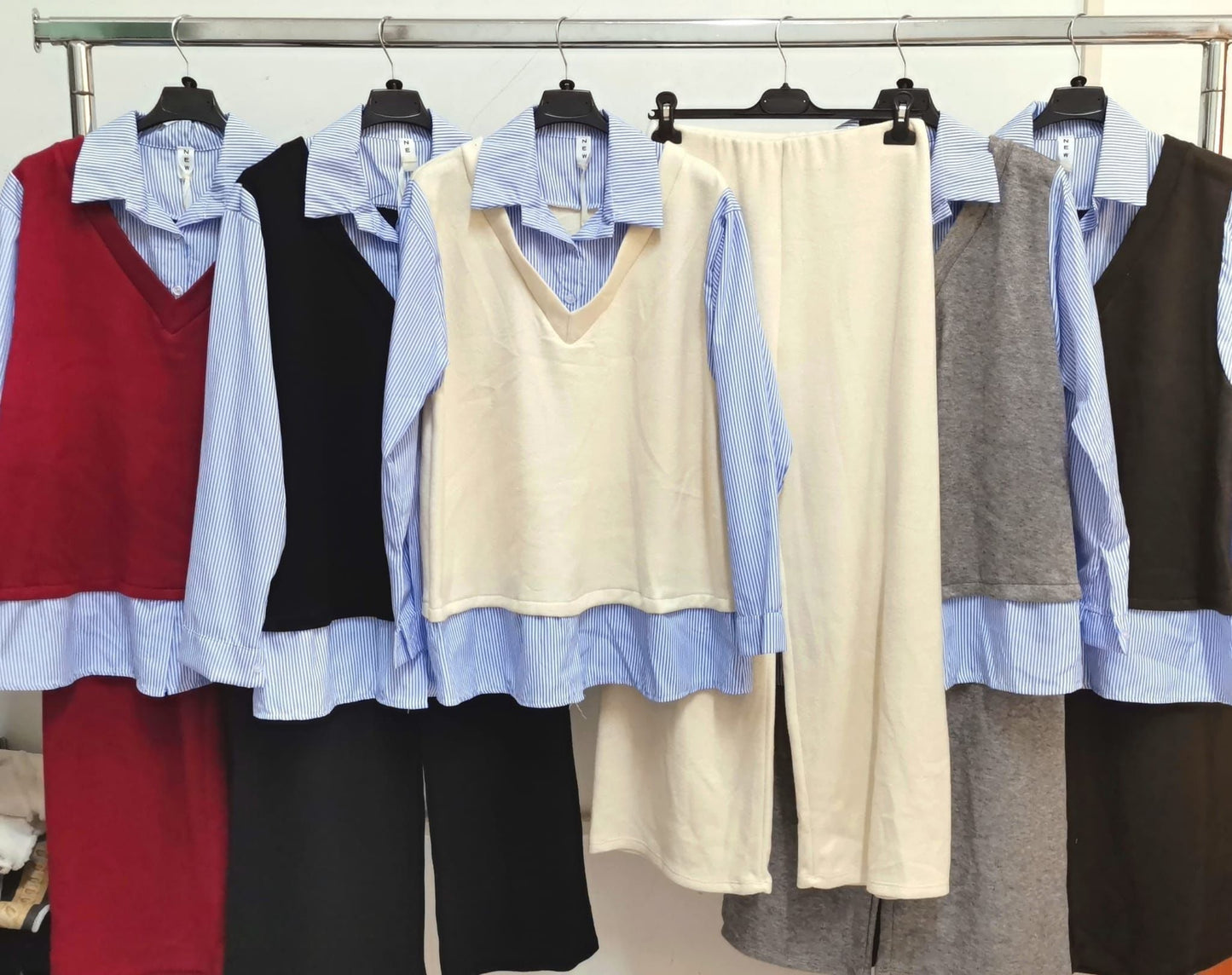 Levoire | Ensemble 2 Pièces Confortable À Manches Longues Beige