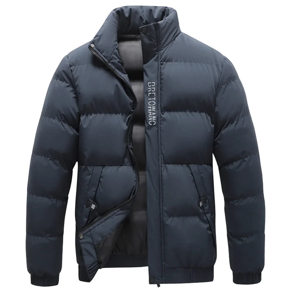 Levoire | Veste Chaude À Manches Longues Avec Fermeture Éclair Gris d'avoine