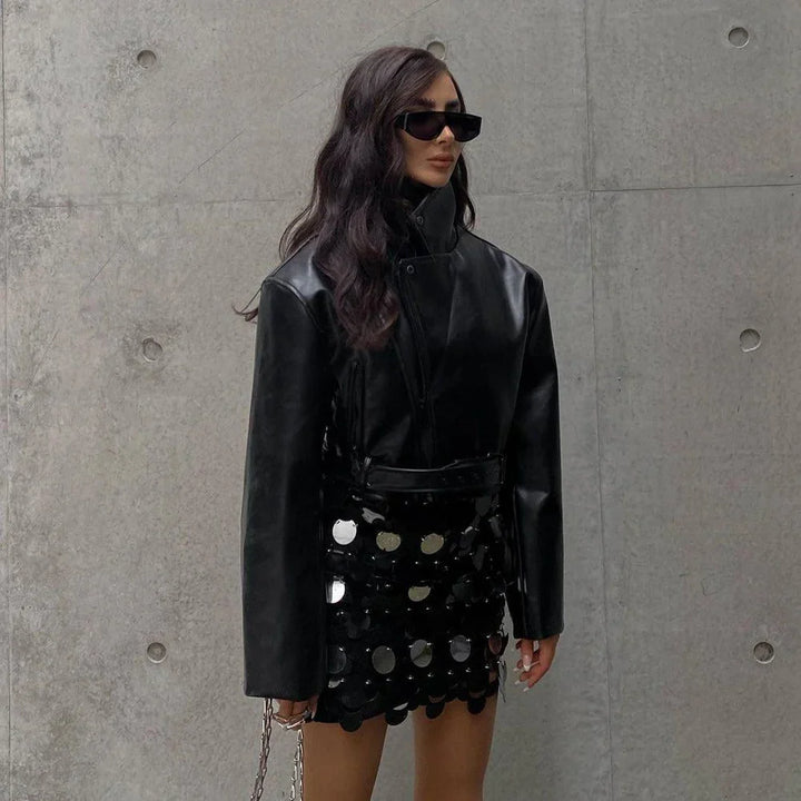 Levoire | Me Now Jupe Mini Paillettes Noir