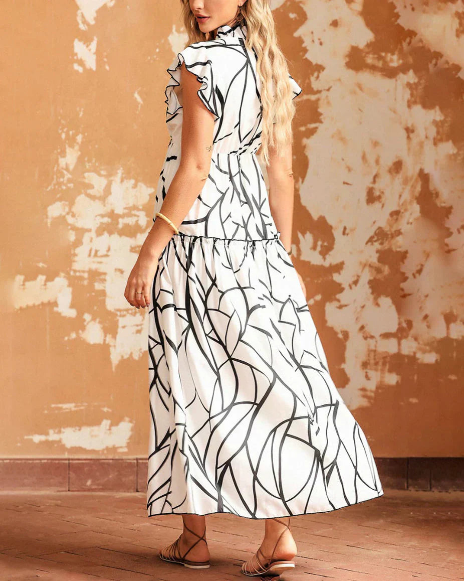 Levoire | Été Robe Classique À Manches Courtes Robe De Loisirs Légère