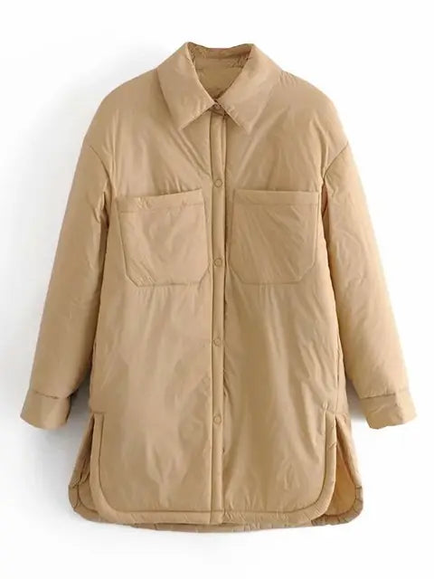 Levoire | Veste Surdimensionnée Chaude Chameau