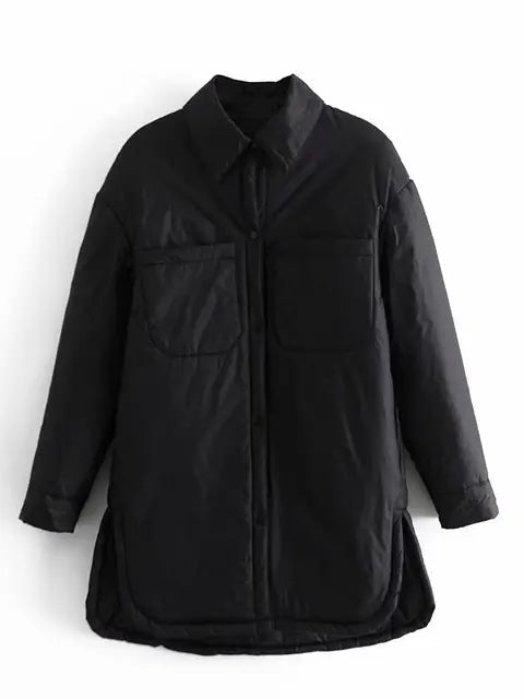 Levoire | Veste Surdimensionnée Chaude Noir