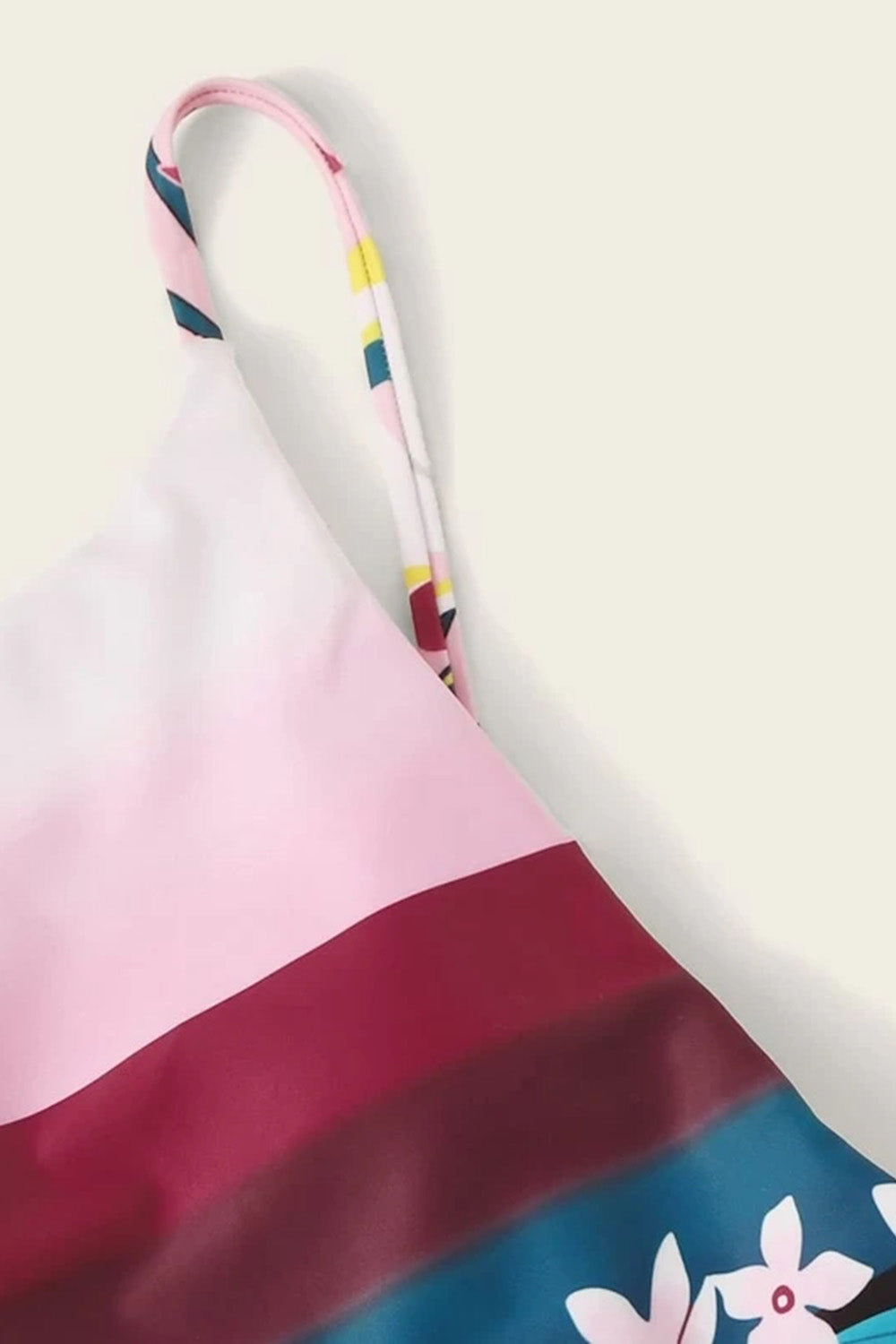 Levoire | Imprimé Monokini Rayures Tanga Maillot de bain Sexy