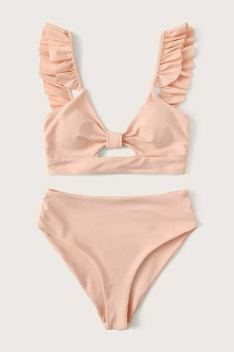 Levoire | Trim Knot Front Haut-Coupé Bikini Maillot de Bain