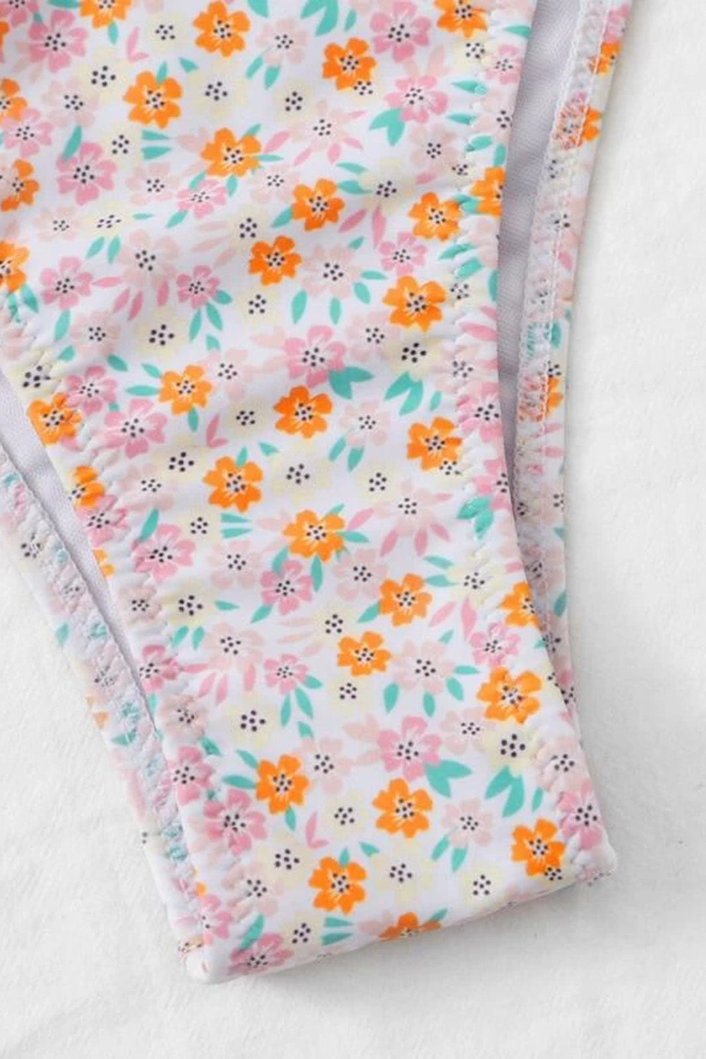 Levoire | Bikini de bain à liens triangulaires floraux