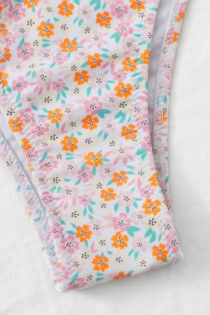 Levoire | Bikini de bain à liens triangulaires floraux