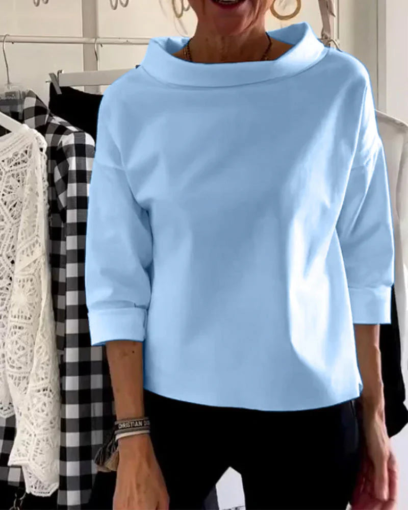 Levoire | Femmes Élégant Haut Bleu