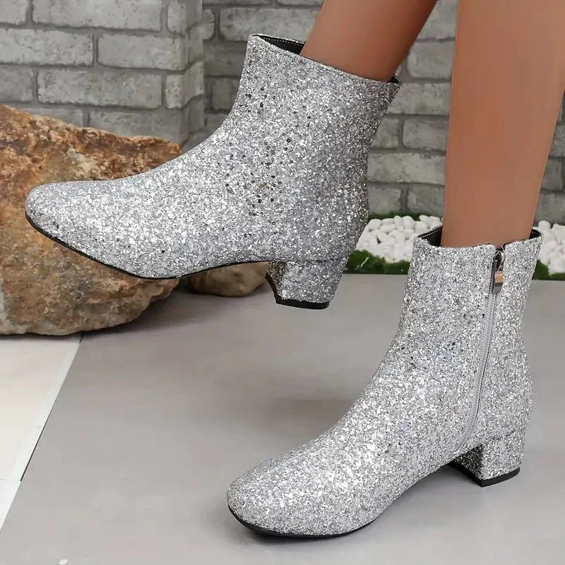 Levoire | Bottes De Fête Robustes Pour Les Jours Froids Gris argenté