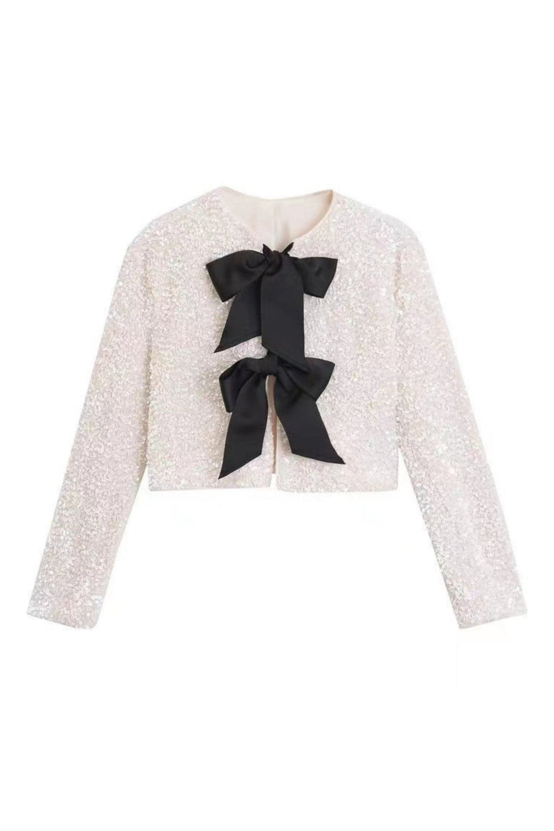 Levoire | Manches Longues Bande Devant Paillettes Chemisier Femme Chemisier