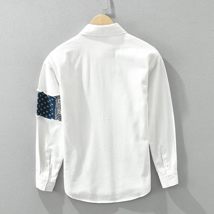 Levoire | Chemise À Motifs Decontractee Elegant Hommes