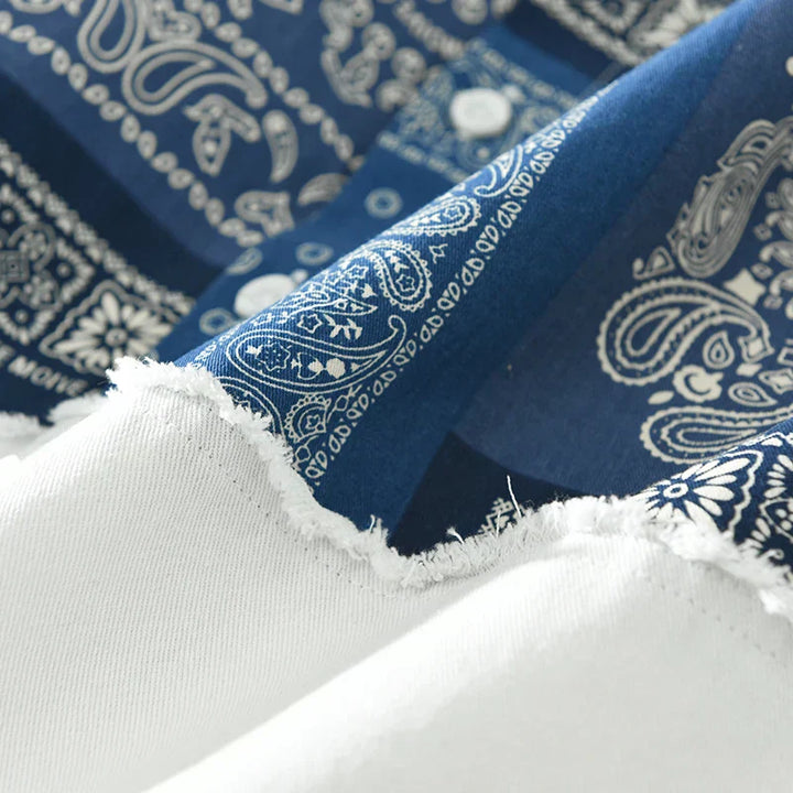 Levoire | Chemise À Motifs Decontractee Elegant Hommes