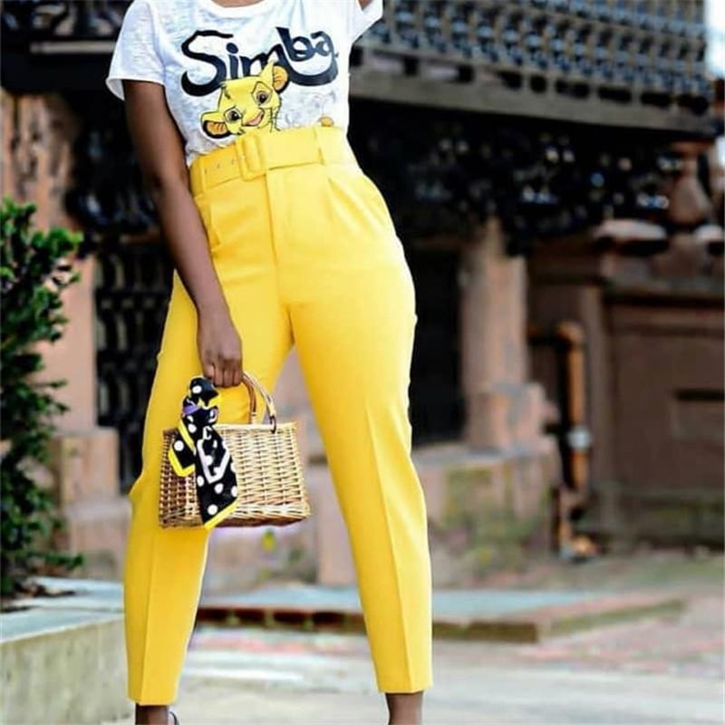 Levoire | Rento Taille Haute Uni JAUNE