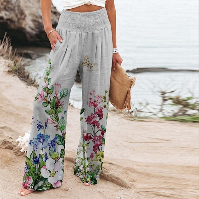 Levoire | Pantalon D'été Élégant Pour Femme Multicolore 2