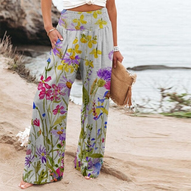 Levoire | Pantalon D'été Élégant Pour Femme Violet