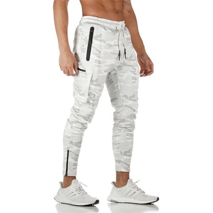 Levoire | Pantalon avec Confort Exceptionnel et Respirabilité Avancée pour Sportifs Camouflage blanc