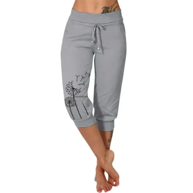 Levoire | Pantalon D'Été Confortable Trois-Quarts Gris