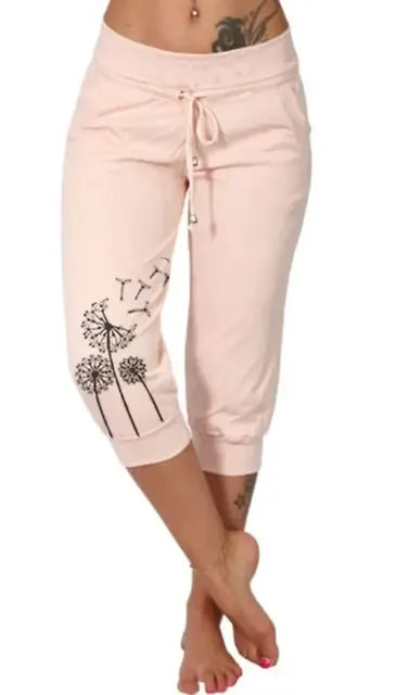 Levoire | Pantalon D'Été Confortable Trois-Quarts Rosa