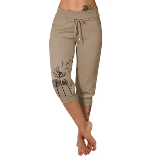 Levoire | Pantalon D'Été Confortable Trois-Quarts Braun
