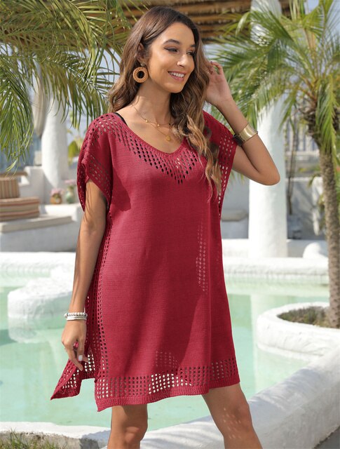 Levoire | Robe De Plage Pour Femmes Rot Taille unique