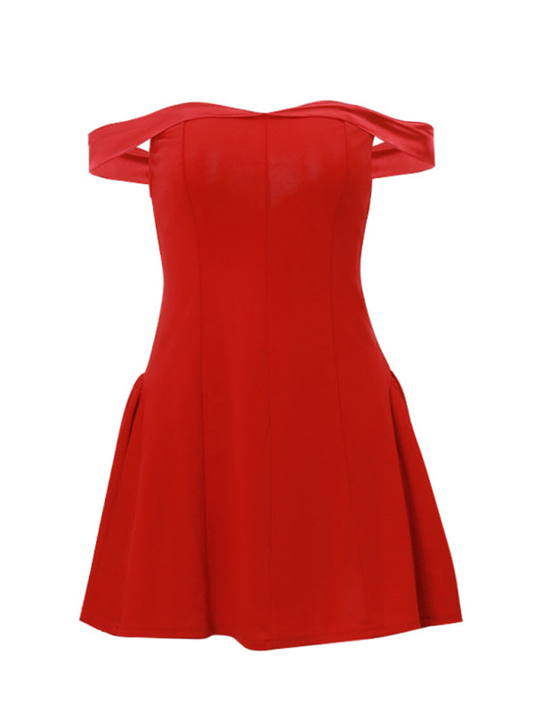 Levoire | Robe noire elégante a-ligne
