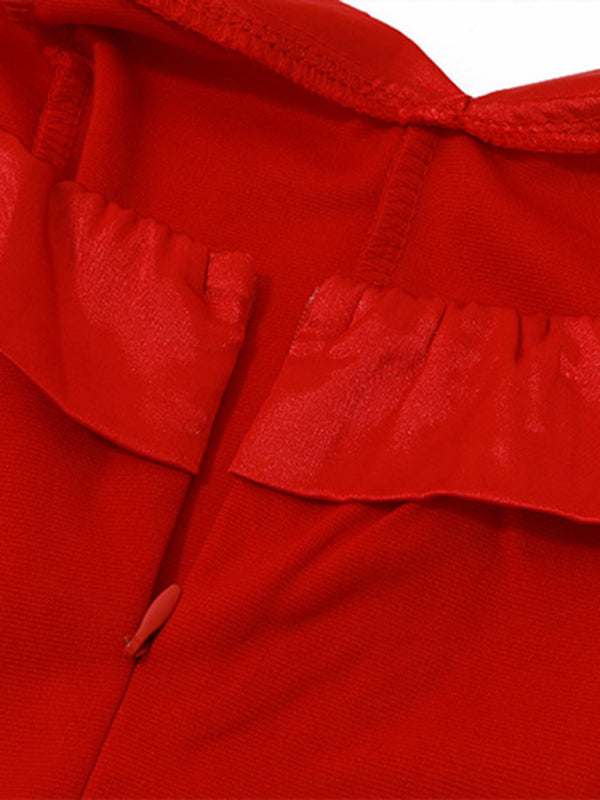 Levoire | Robe noire elégante a-ligne